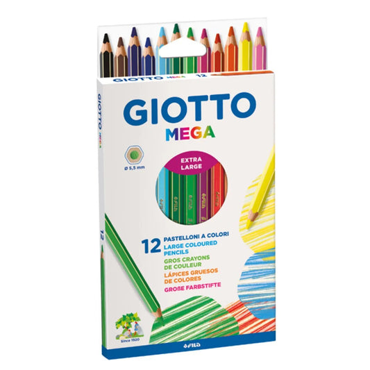 Lyra Farbstifte GIOTTO MEGA 12 Farben