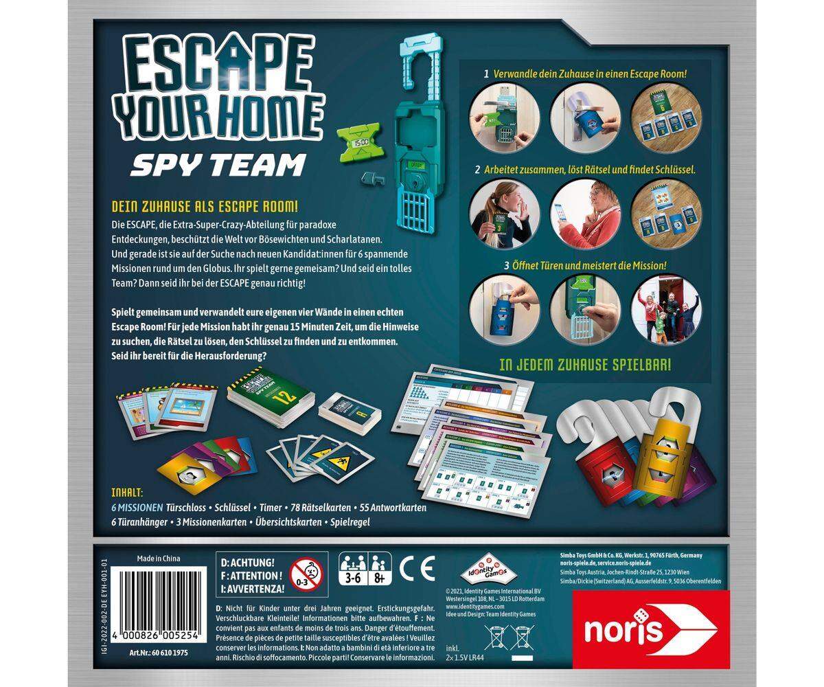 Noris Spiele Escape Your Home