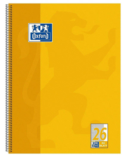 Oxford Collegeblock A4, 80 Blatt, gelocht, Lineatur 26, Optik Paper®