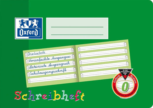 Oxford Schreibheft A5 Lin.0 Querformat 16 Blatt, SCRIBZEE®