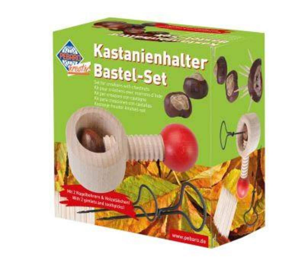 Pebaro Kastanienhalter Bastel-Set