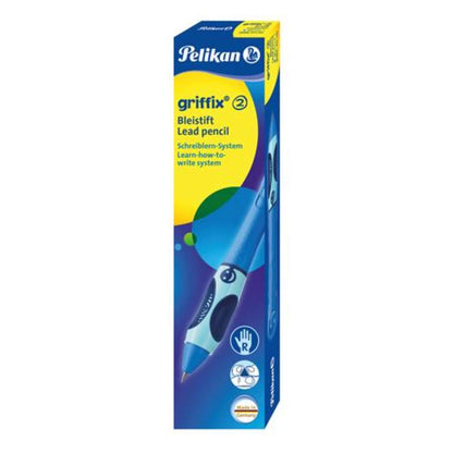 Pelikan griffix® 2 Bleistift, bluesea, rechts, Faltschachtel