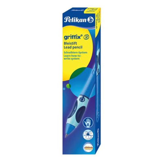 Pelikan griffix® 2 Bleistift, bluesea, rechts, Faltschachtel