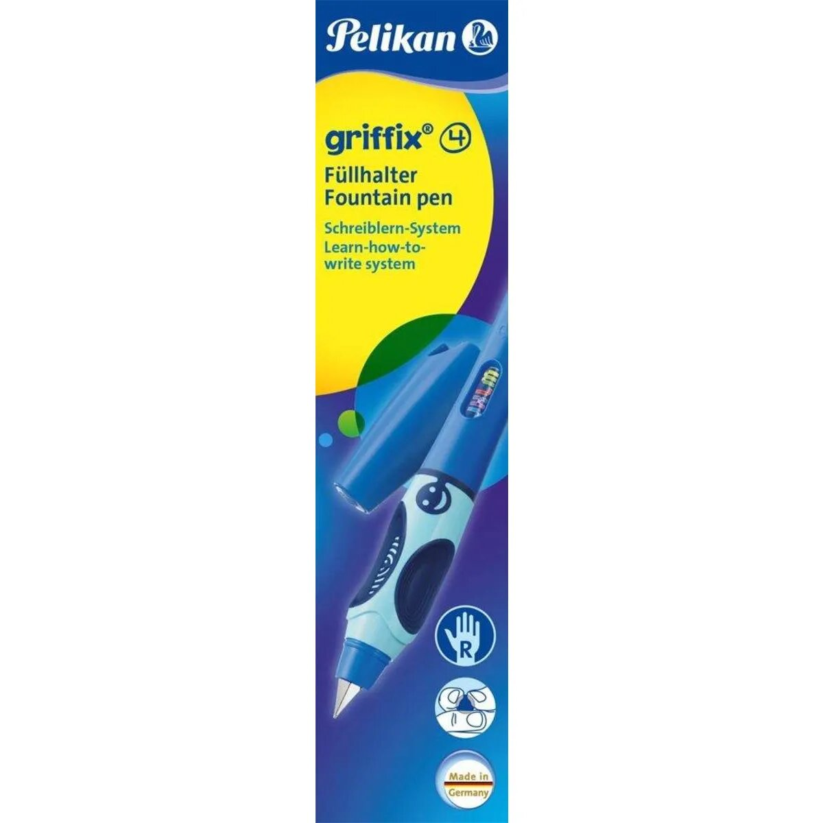 Pelikan griffix® Füllhalter, blau, für Rechtshänder