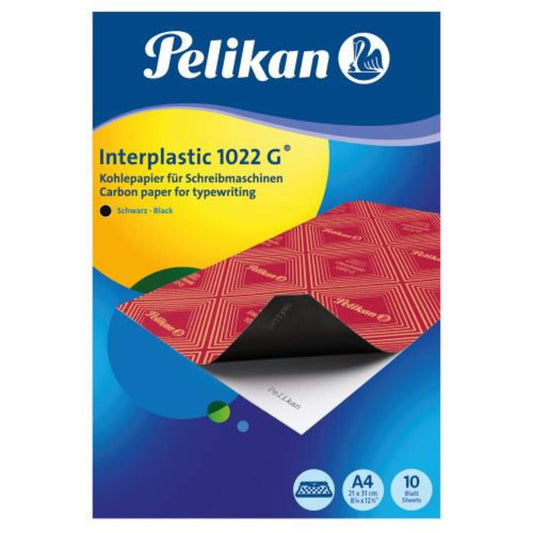 Pelikan Kohlepapier Interplastic, schwarz, A4, 10 Blatt