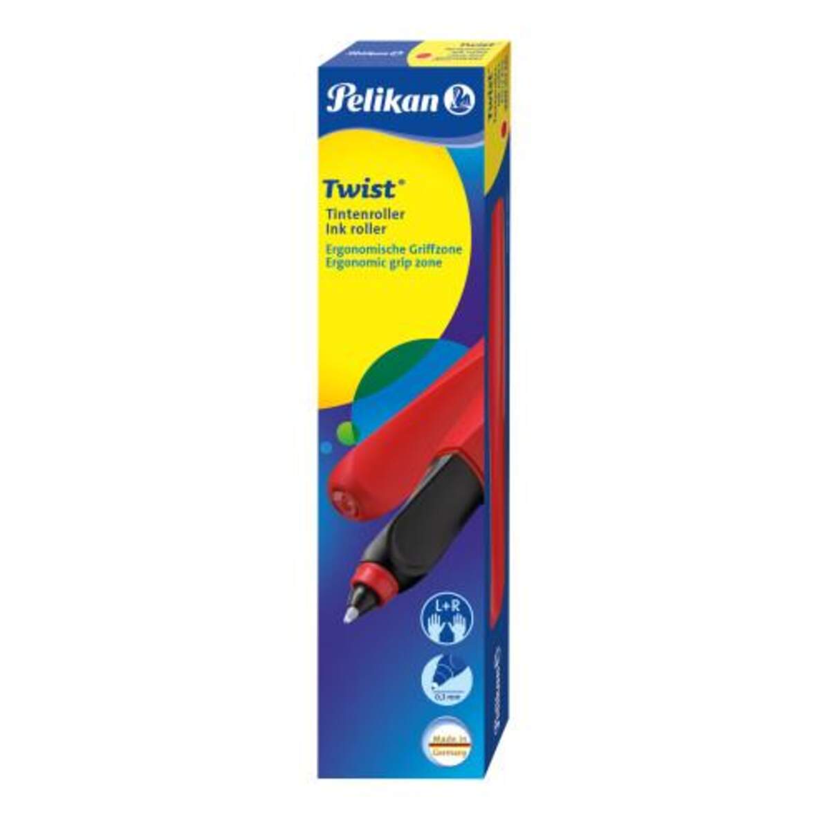 Pelikan Tintenroller Twist, universell für Rechts- und Linkshänder