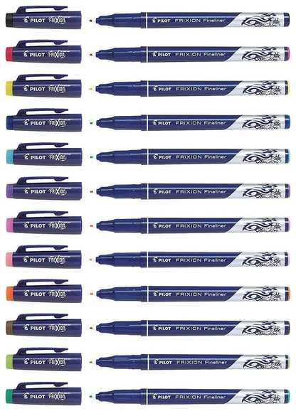 Pilot FriXion Fineliner 1.3 (F) 12er Set