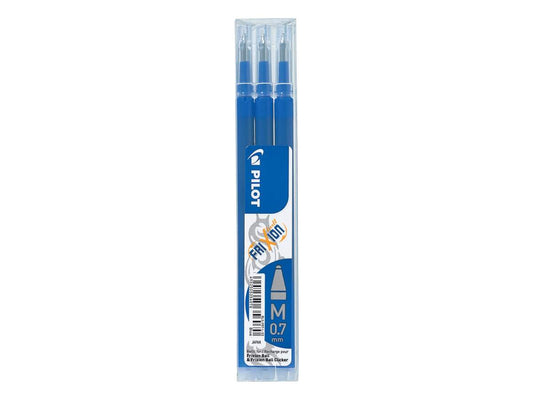 Pilot Tintenroller 3er Set FriXion Ball Ersatzmine, blau