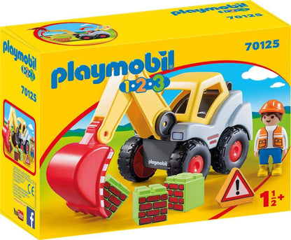 PLAYMOBIL® 70125 1.2.3 Schaufelbagger