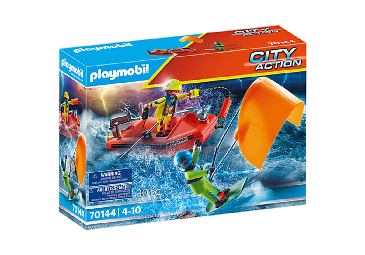 PLAYMOBIL® 70144 City Action  Seenot: Kitesurfer-Rettung mit Boot