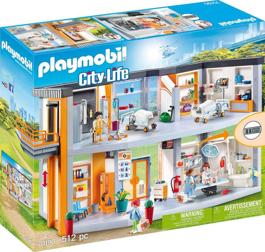 PLAYMOBIL® 70190 City Life Großes Krankenhaus mit Einrichtung