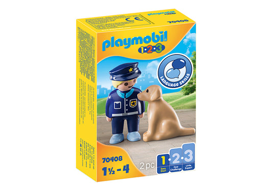 PLAYMOBIL® 70408 1.2.3 Polizist mit Hund