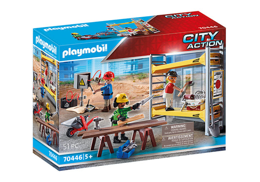 PLAYMOBIL® 70446 City Action - Baugerüst mit Handwerkern