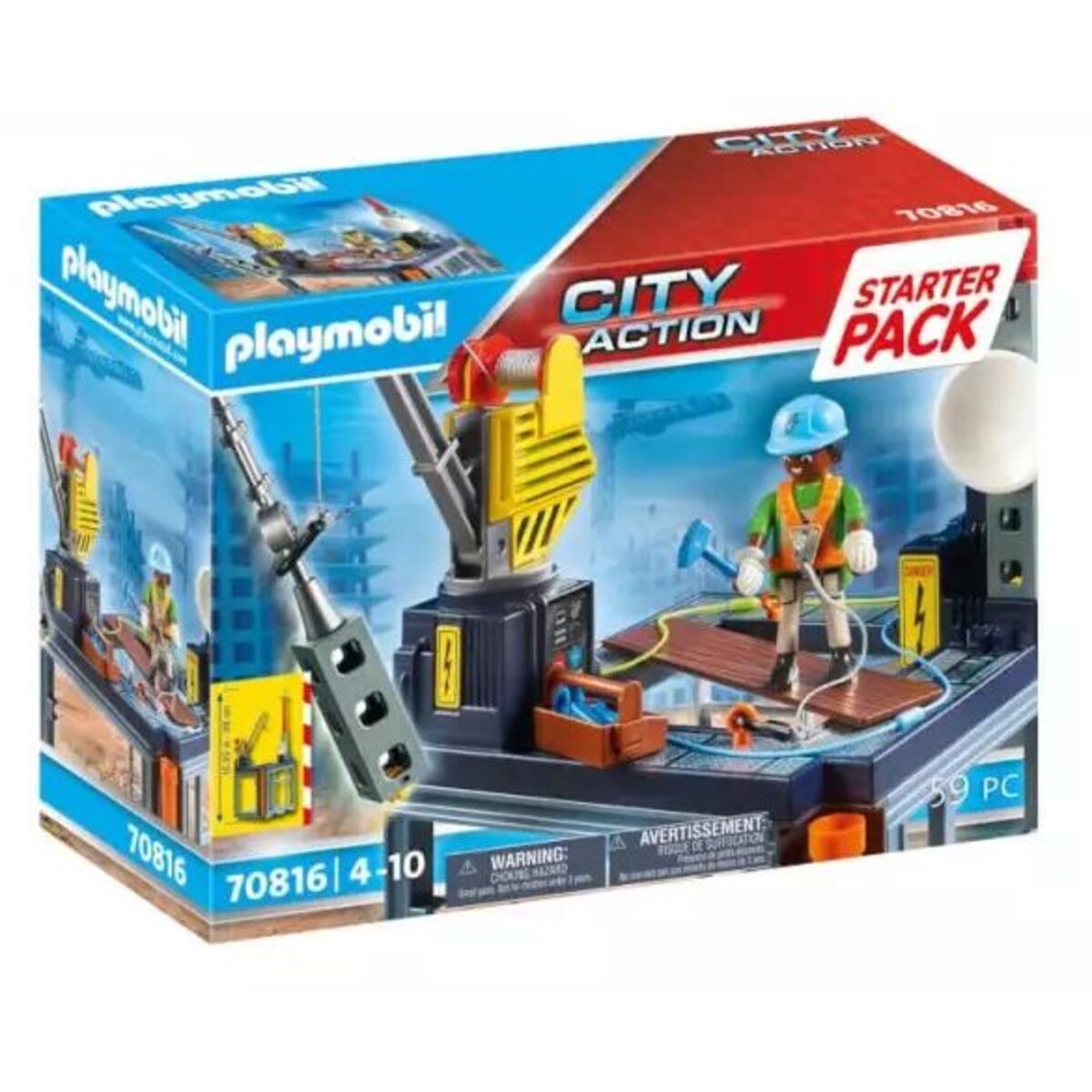 PLAYMOBIL® 70816 City Action - Starter Set Baustelle