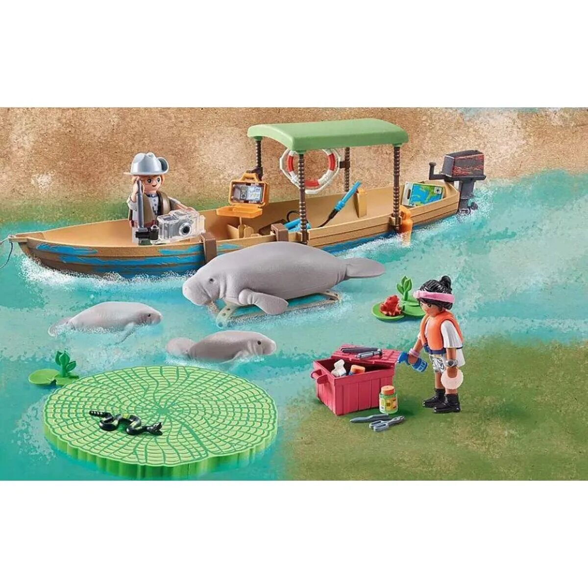 PLAYMOBIL® 71010 Wiltopia - Bootsausflug zu den Seekühen