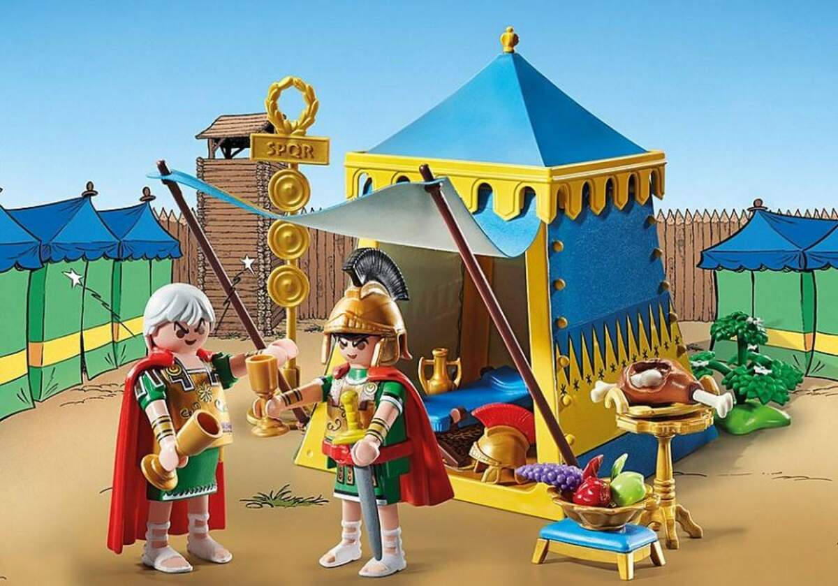 PLAYMOBIL® 71015 Asterix: Anführerzelt mit Generälen