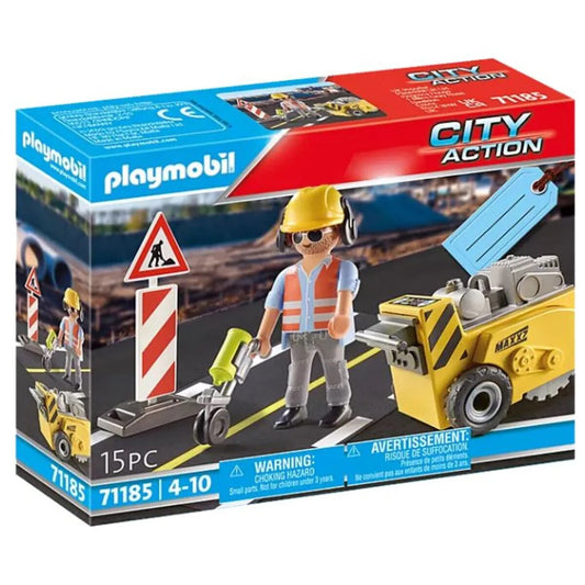 PLAYMOBIL® 71185 City Action - Bauarbeiter mit Kantenfräser