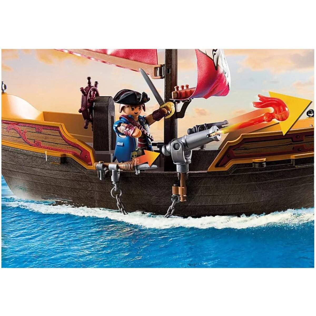 PLAYMOBIL® 71418 Pirates - Kleines Piratenschiff