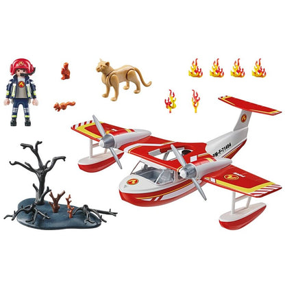 PLAYMOBIL® 71463 Act!on Heros - Feuerwehrflugzeug mit Löschfunktion