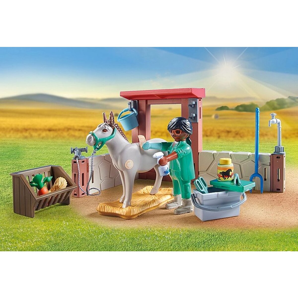 PLAYMOBIL® 71471 Country - Tierarzteinsatz bei den Eseln