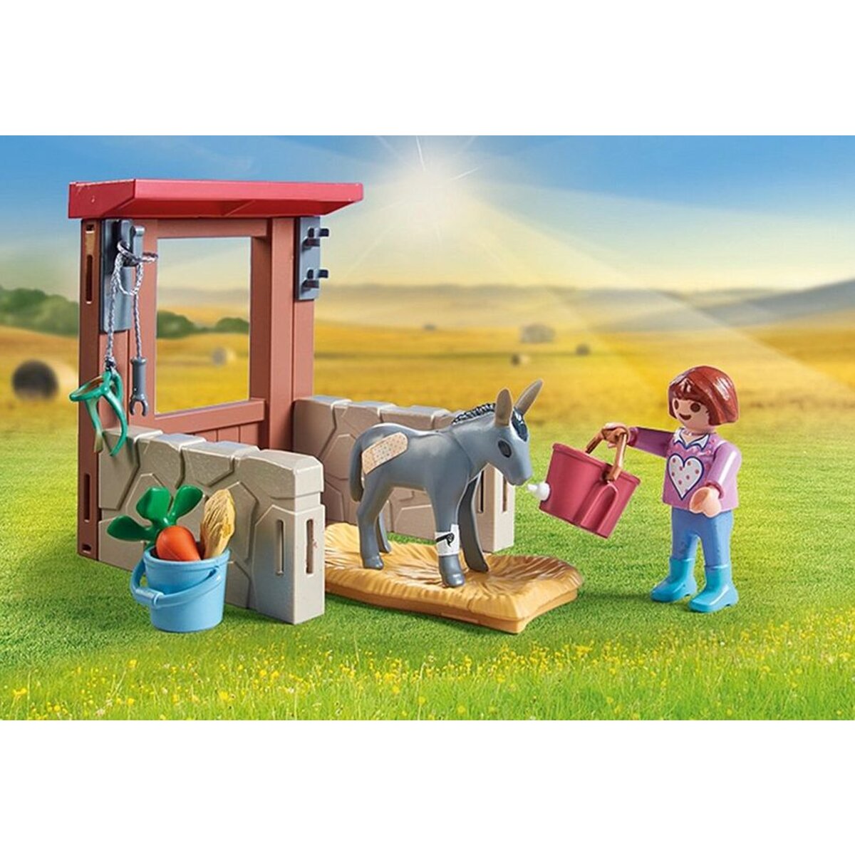 PLAYMOBIL® 71471 Country - Tierarzteinsatz bei den Eseln