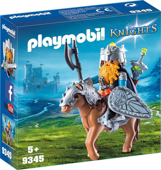 PLAYMOBIL® 9345 Zwerg und Pony mit Rüstung