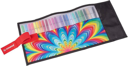 Premium-Filzstift - STABILO Pen 68 - 25er Rollerset ARTY Edition - mit 25 verschiedenen Farben