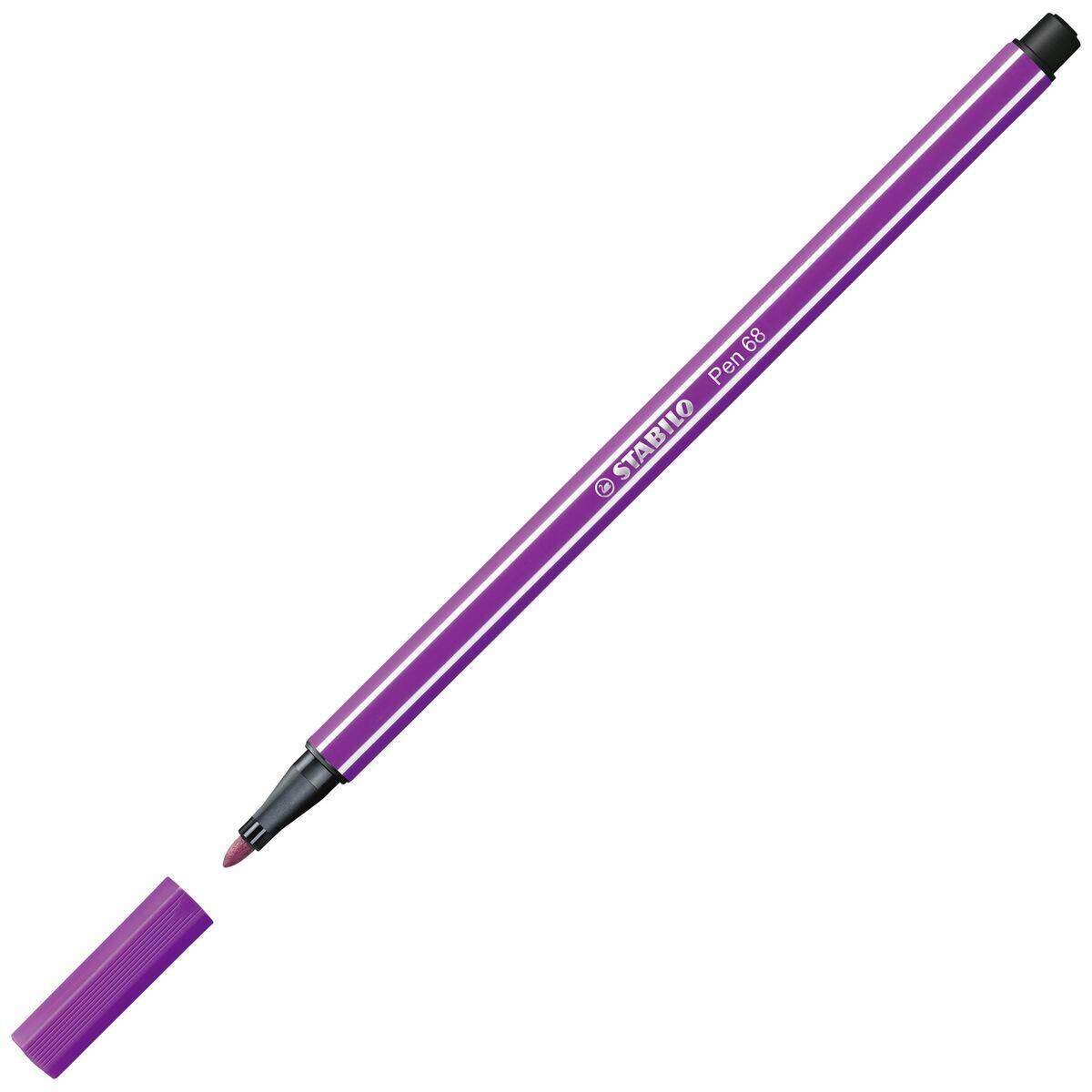 Premium-Filzstift - STABILO Pen 68 - Einzelstift - lila