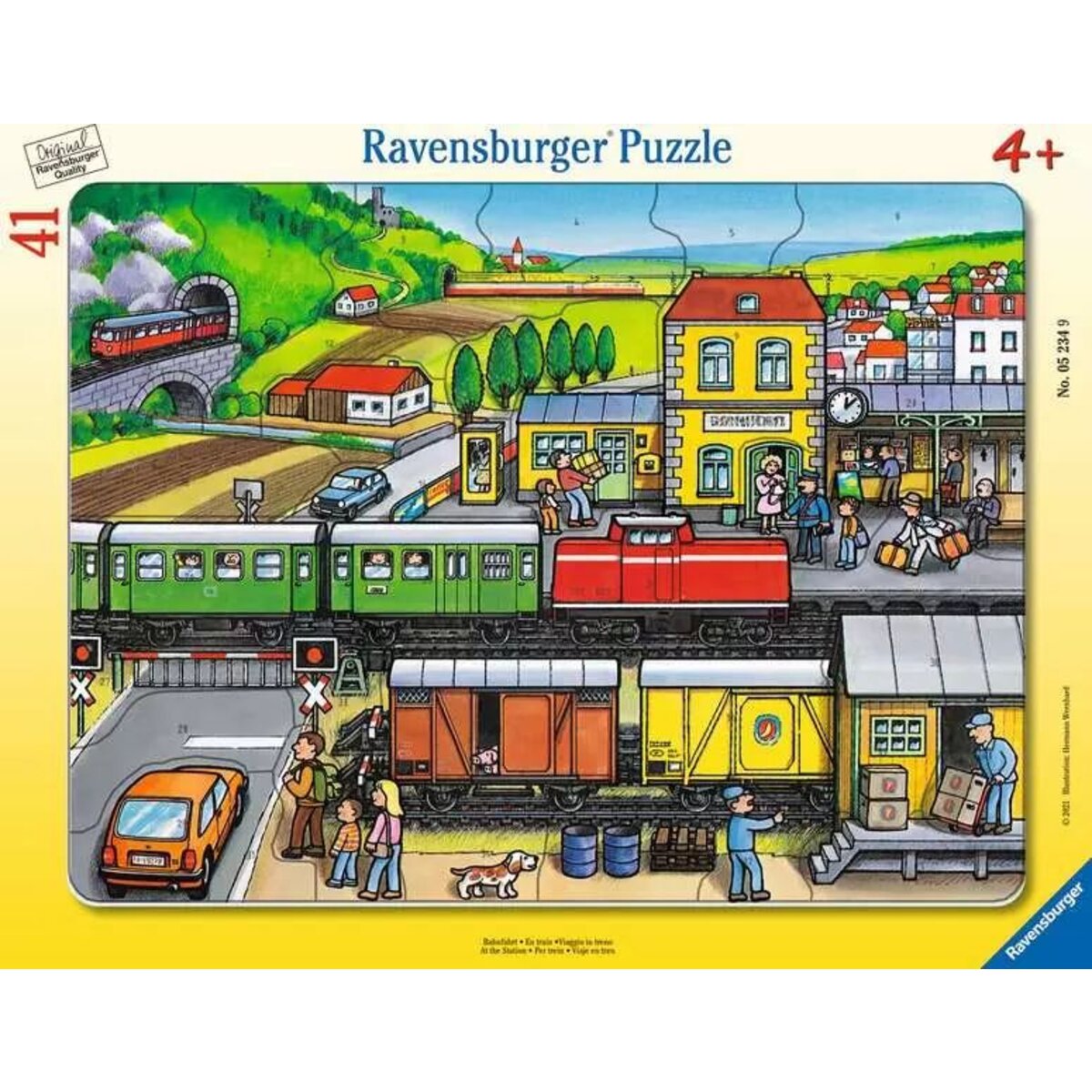 Ravensburger Puzzle - Bahnfahrt, 41 Teile