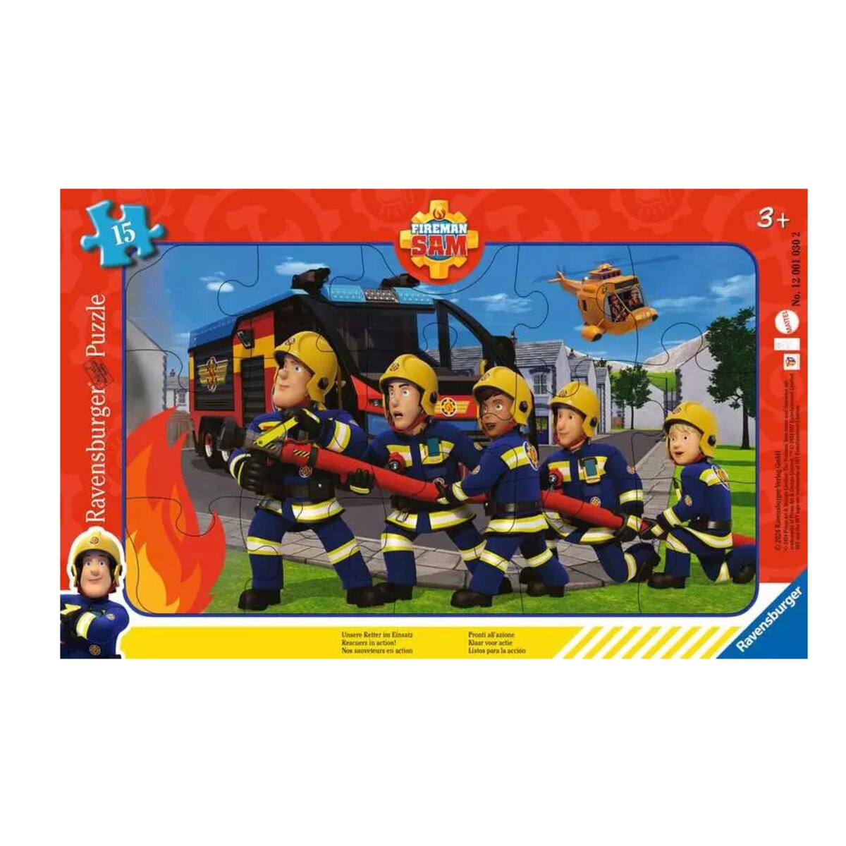 Ravensburger Kinderpuzzle-Unsere Retter im Einsatz, 15 Teile