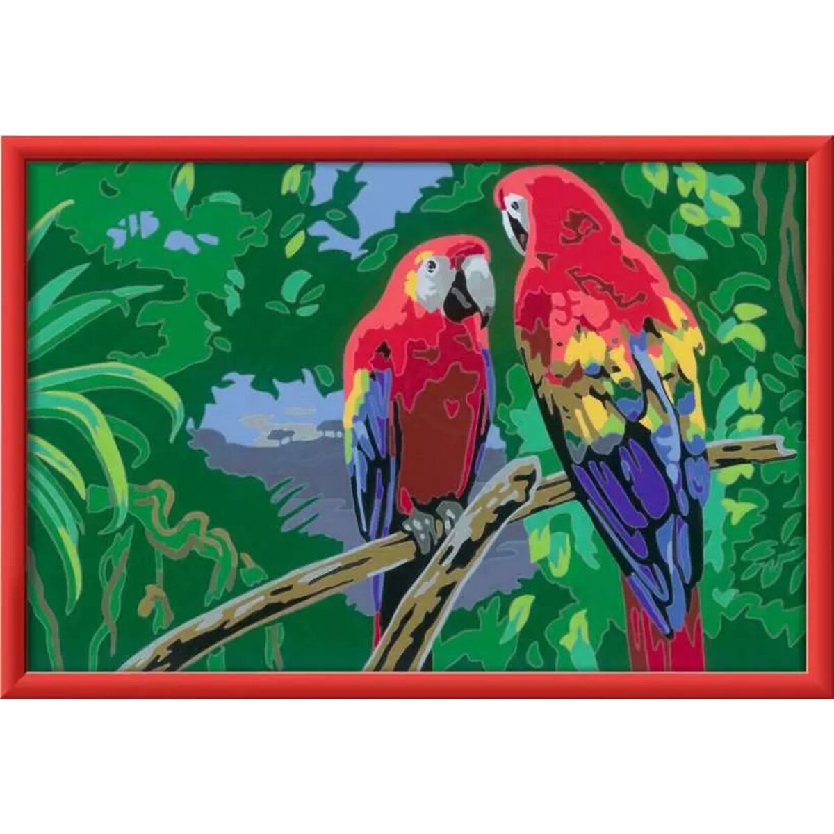 Ravensburger Malen nach Zahlen - Bunte Papageien