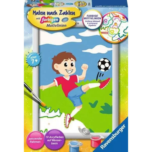 Ravensburger Malen nach Zahlen - Spaß am Fußball