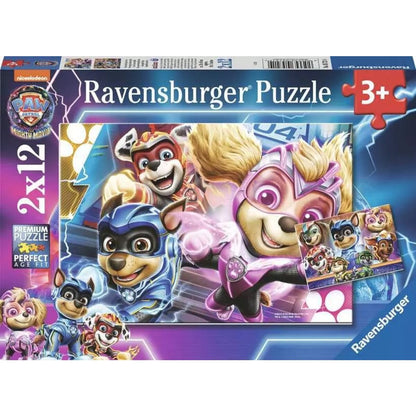 Ravensburger Puzzle - PAW Patrol: The Mighty Movie, 2 x 12 Teile