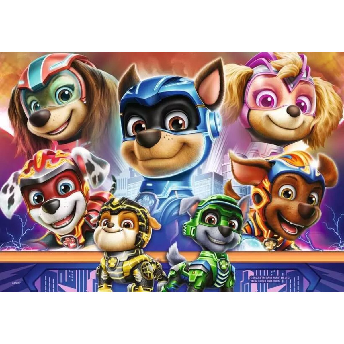 Ravensburger Puzzle - PAW Patrol: The Mighty Movie, 2 x 12 Teile