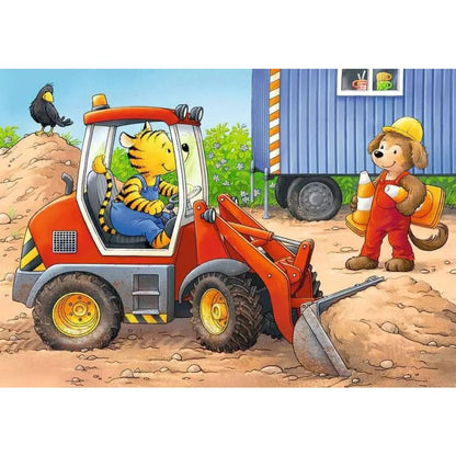 Ravensburger Puzzle - Tiere auf der Baustelle