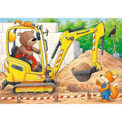 Ravensburger Puzzle - Tiere auf der Baustelle