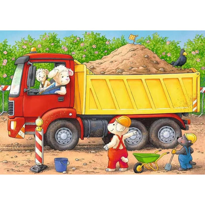 Ravensburger Puzzle - Tiere auf der Baustelle