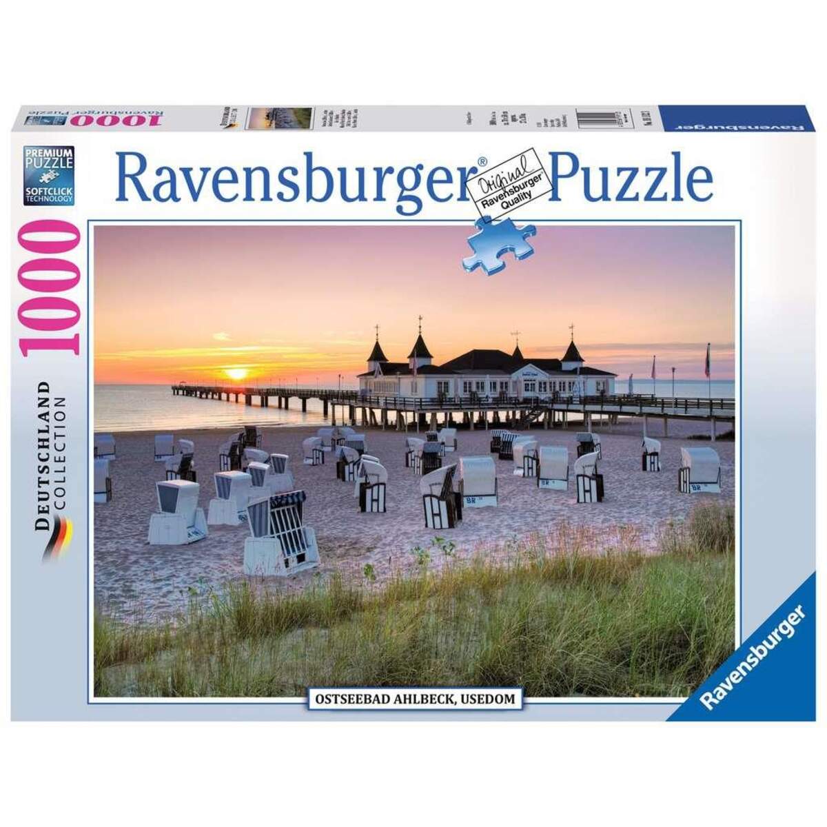 Ravensburger Puzzle Ostseebad Ahlbeck Usedom, 1000 Teile