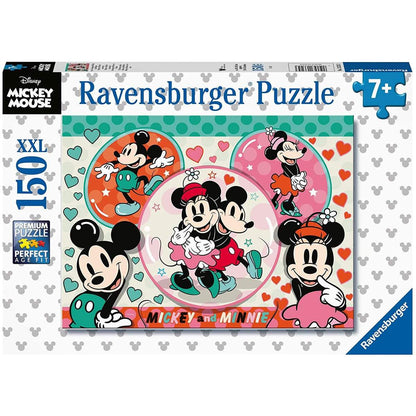 Ravensburger XXL Puzzle - Unser Traumpaar Mickey und Minnie, 150 Teile