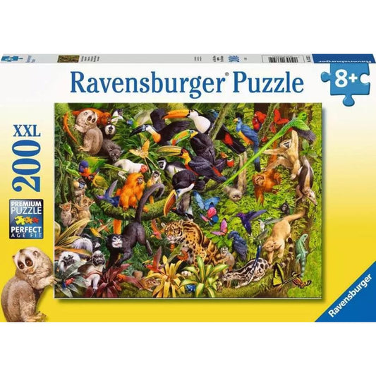 Ravensburger XXL Puzzle - Bunter Dschungel, 200 Teile