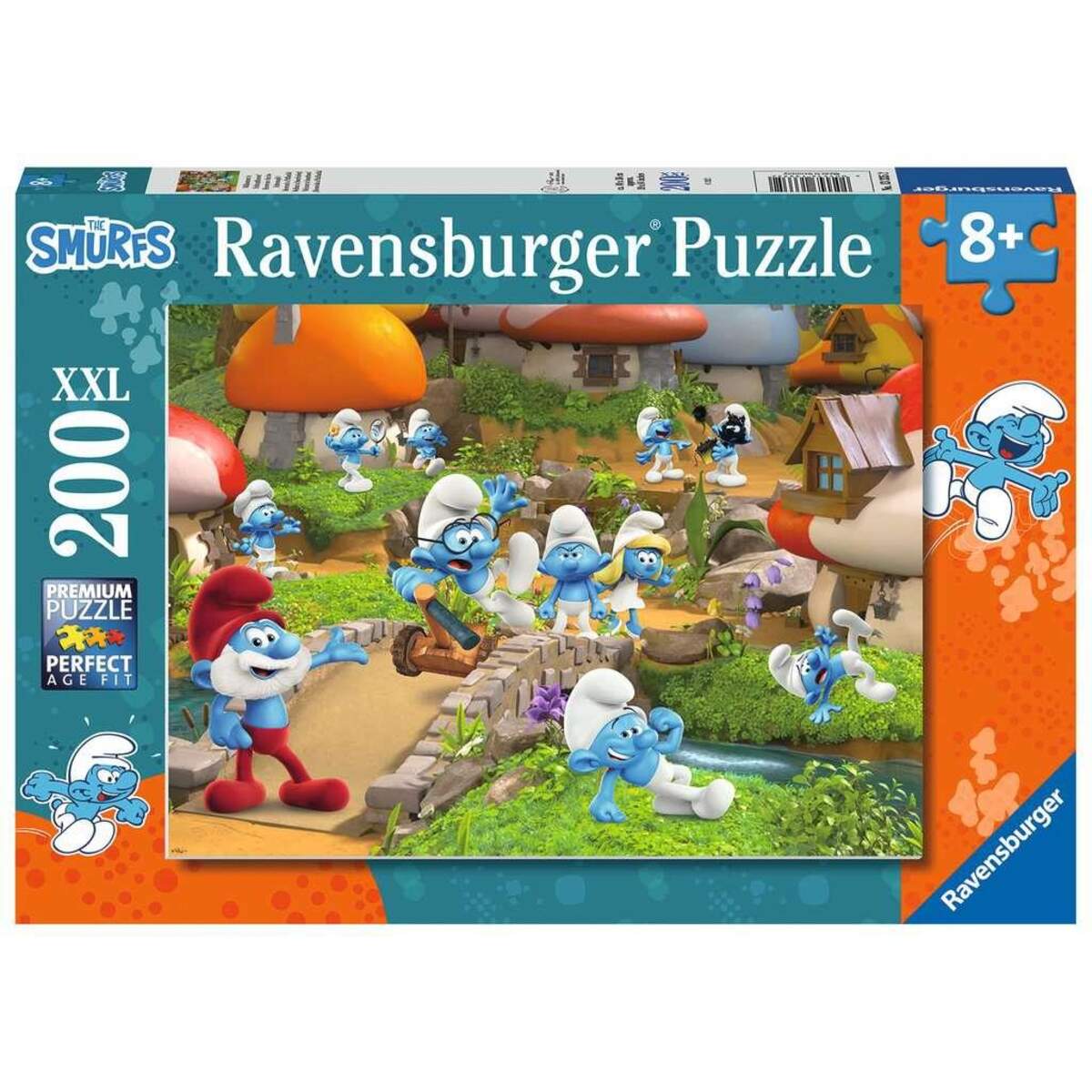 Ravensburger XXL Puzzle - Willkommen in Schlumpfhausen!, 200 Teile