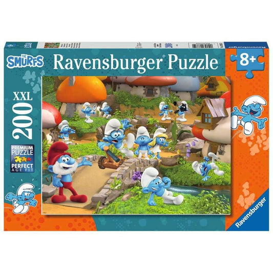 Ravensburger XXL Puzzle - Willkommen in Schlumpfhausen!, 200 Teile