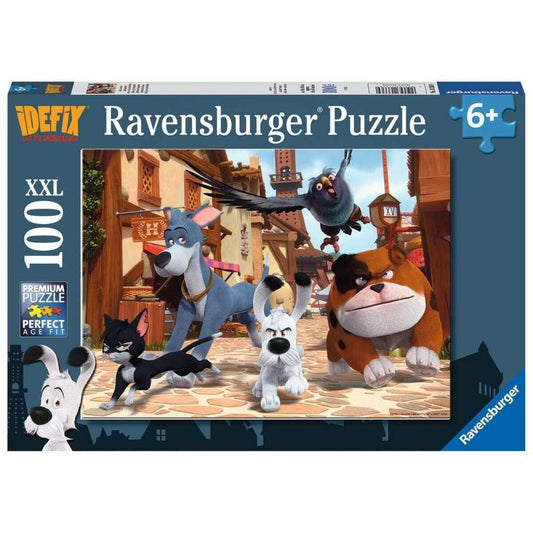 Ravensburger XXL Puzzle - Idefix und die Unbeugsamen, 100 Teile