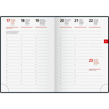 rido/idé Wochenkalender Taschenkalender Technik S Step by Step 2024