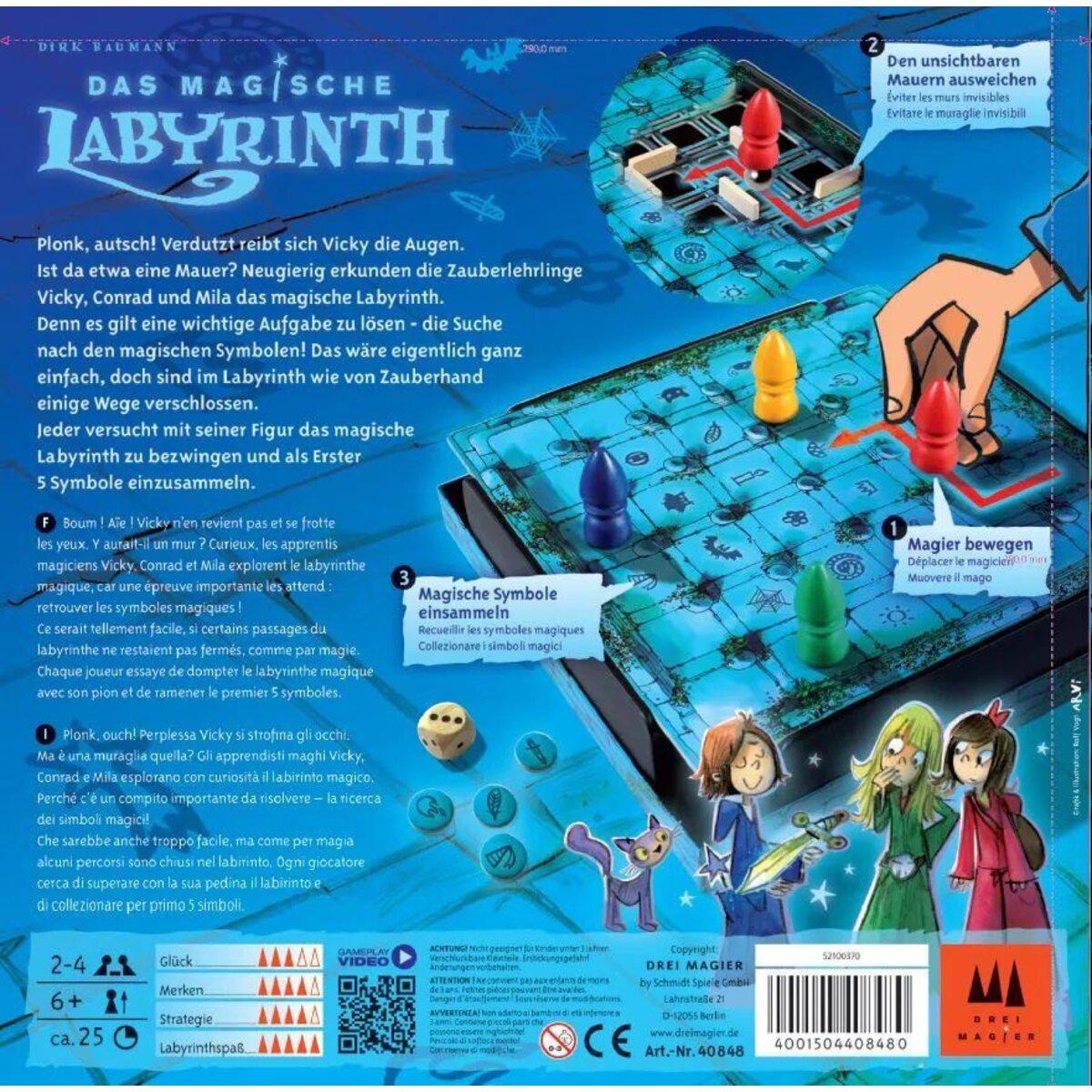 Schmidt Spiele Drei Magier®: Das magische Labyrinth