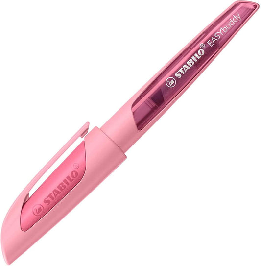 Schulfüller mit Medium-Feder M - STABILO EASYbuddy Pastel in rosiges Rouge