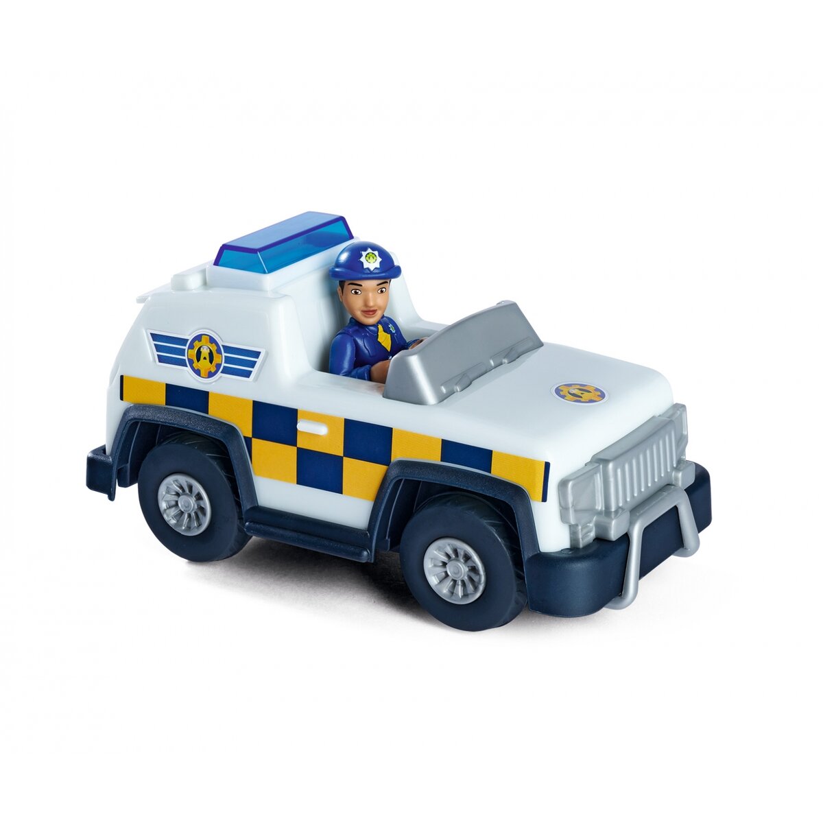 Simba Feuerwehrmann Sam Junior Polizei 4x4 mit Rose Figur