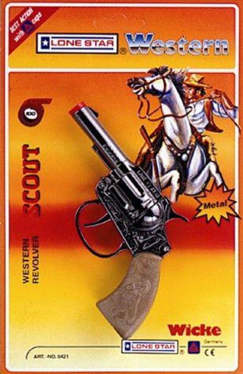 Sohni-Wicke Scout 100 Schuss Pistole Colt Antik Metall