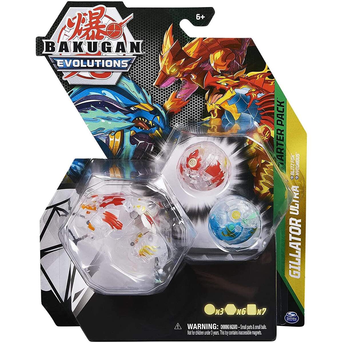 Spin Master Bakugan 4.0 Starter, 1 Packung, 3-fach sortiert