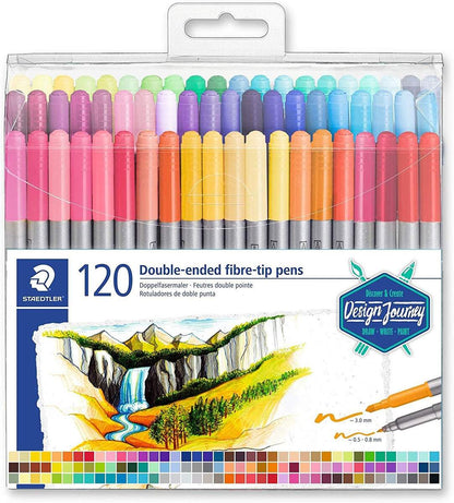 STAEDTLER® Doppelfasermaler, 120 Stück